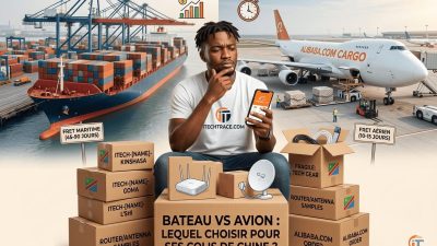 transitaire rdc chine goma lubumbashi alibaba fret maritime fret aérien